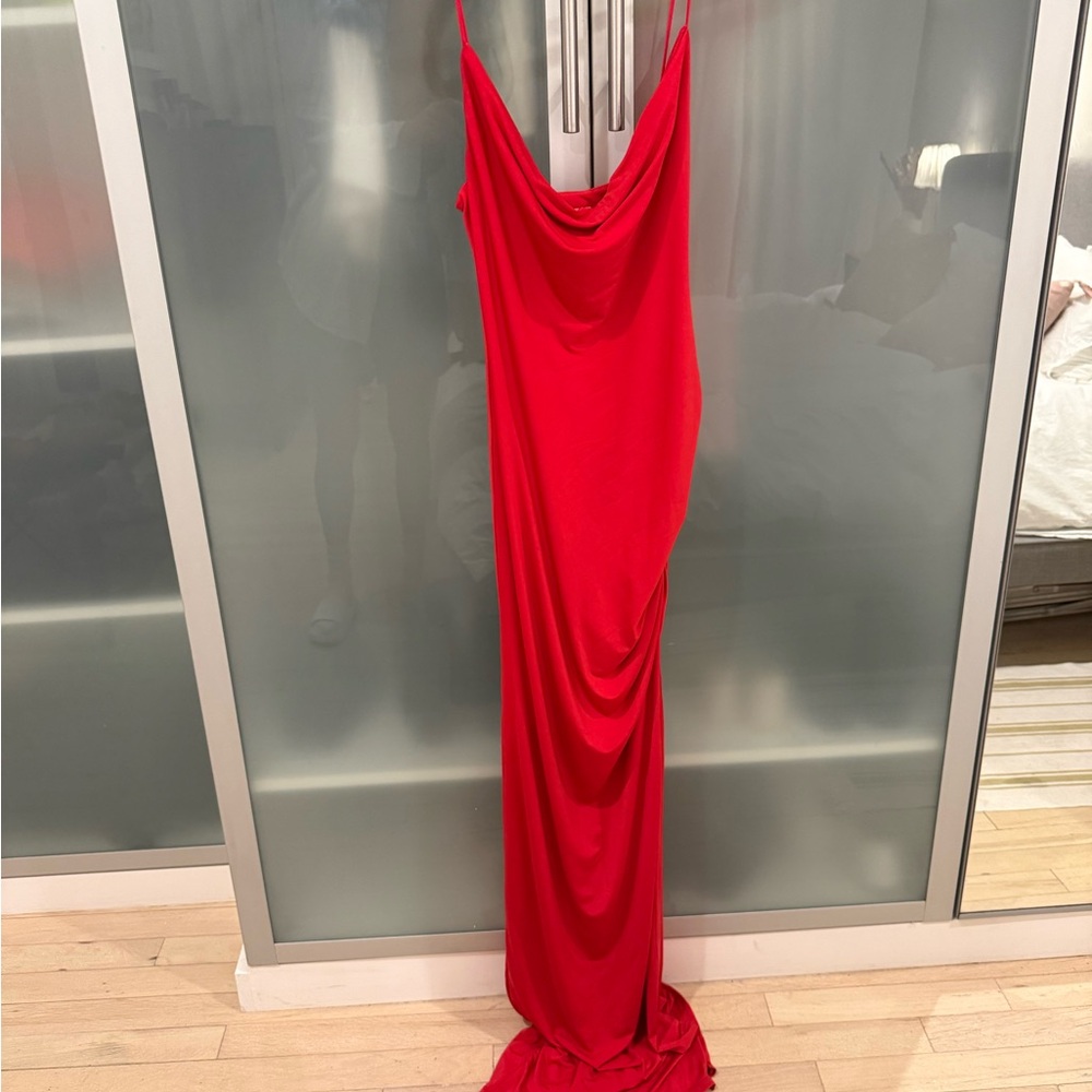 Lovers + Friends Vibrant Red Maxi Dress